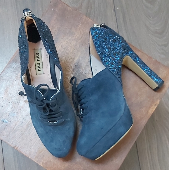 Miu Miu platform heeled booties - Picture 8 of 16